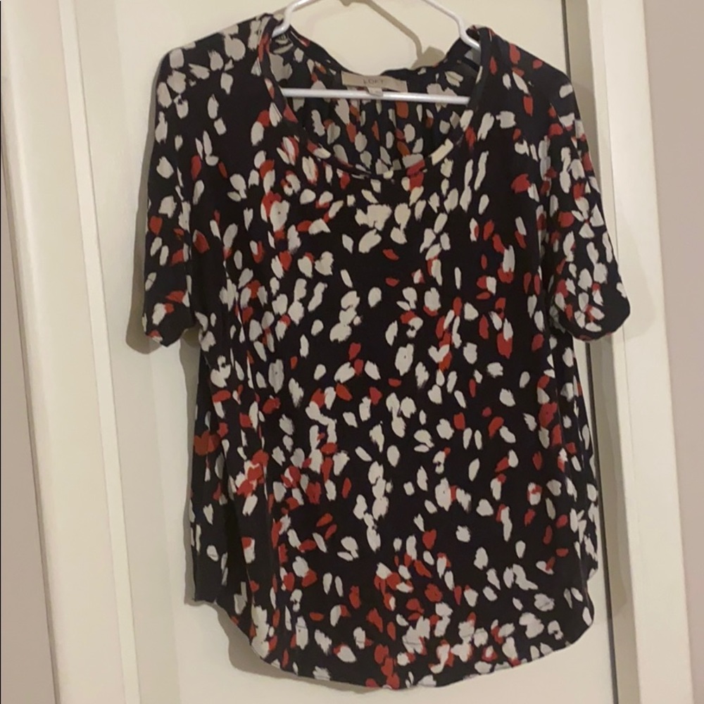 Navy Blue Blouse